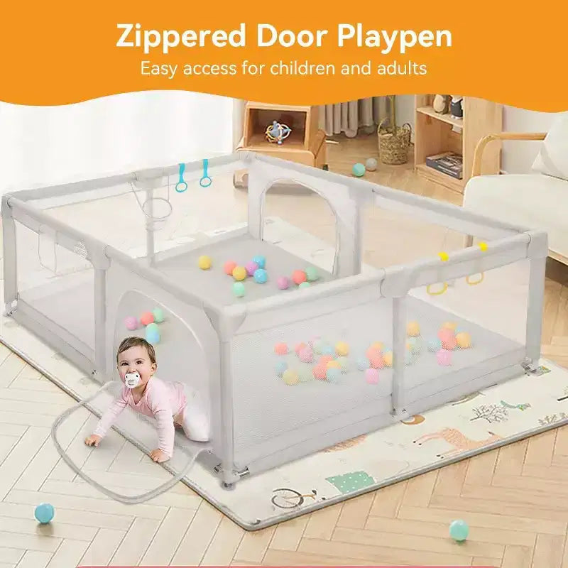 Box per bambini 79x63 a 4 pannelli – Box portatile e pieghevole