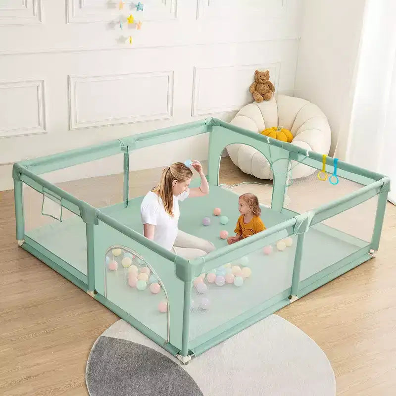 Box per bambini 79x63 a 4 pannelli – Box portatile e pieghevole