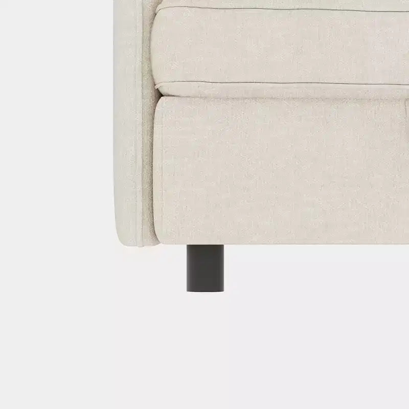 Divanetto modulare con due pouf contenitore