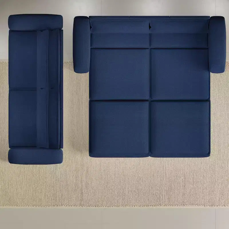 Divano Letto King Estraibile da 93" – Divano Convertibile 3 in 1 con Cuscini Lombari