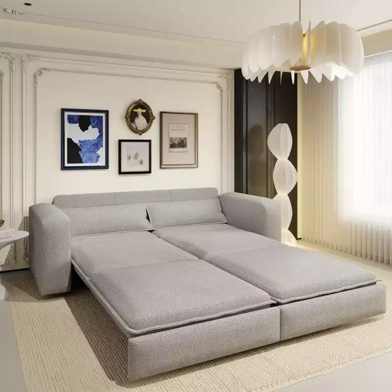Divano Letto King Estraibile da 93" – Divano Convertibile 3 in 1 con Cuscini Lombari