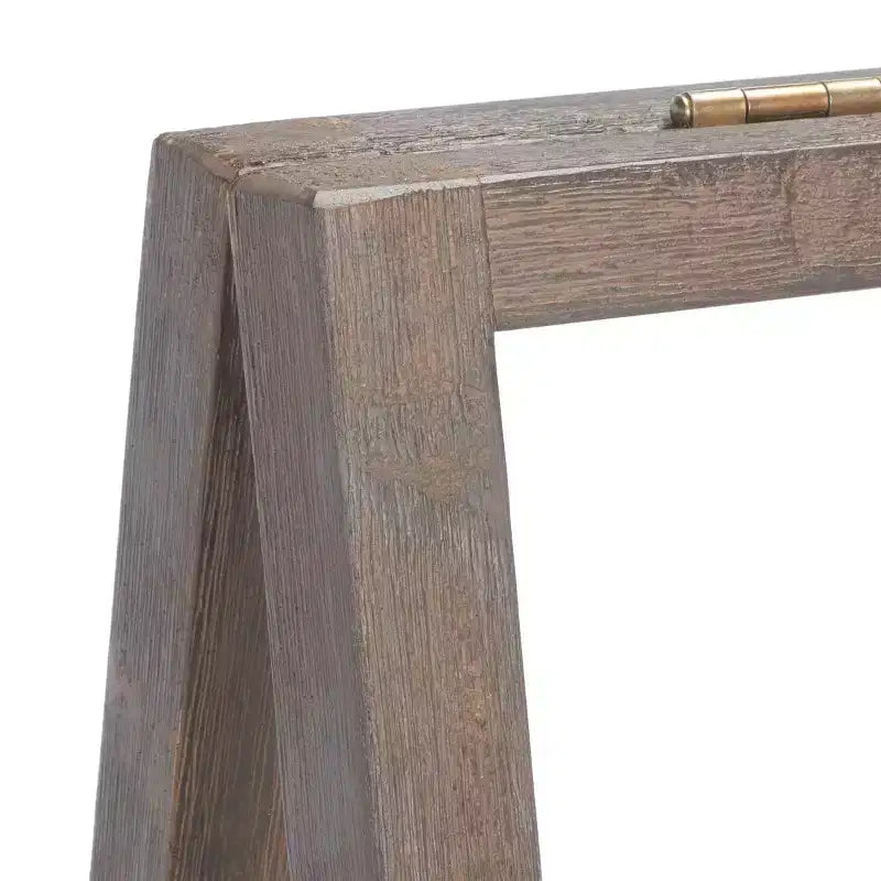 Libreria a 2 ripiani in legno di acacia – Per interni/esterni