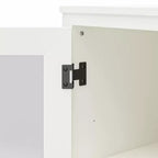 Mobile Contenitore Moderno in Legno con Ante in Vetro