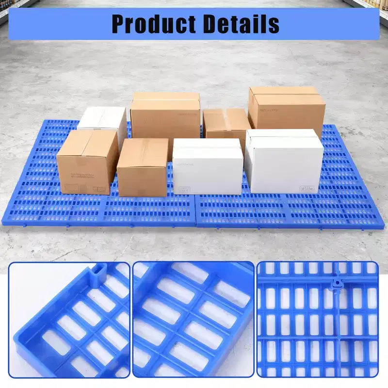 Pallet in plastica per carichi pesanti – Pedane interbloccanti impermeabili per stoccaggio