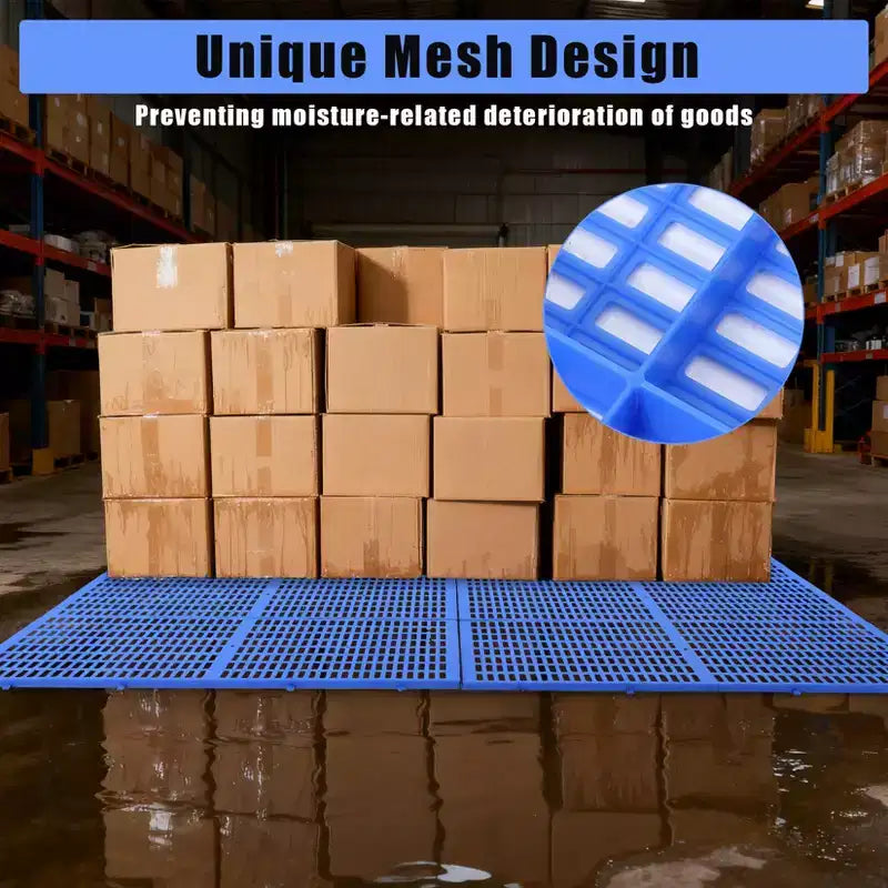 Pallet in plastica per carichi pesanti – Pedane interbloccanti impermeabili per stoccaggio